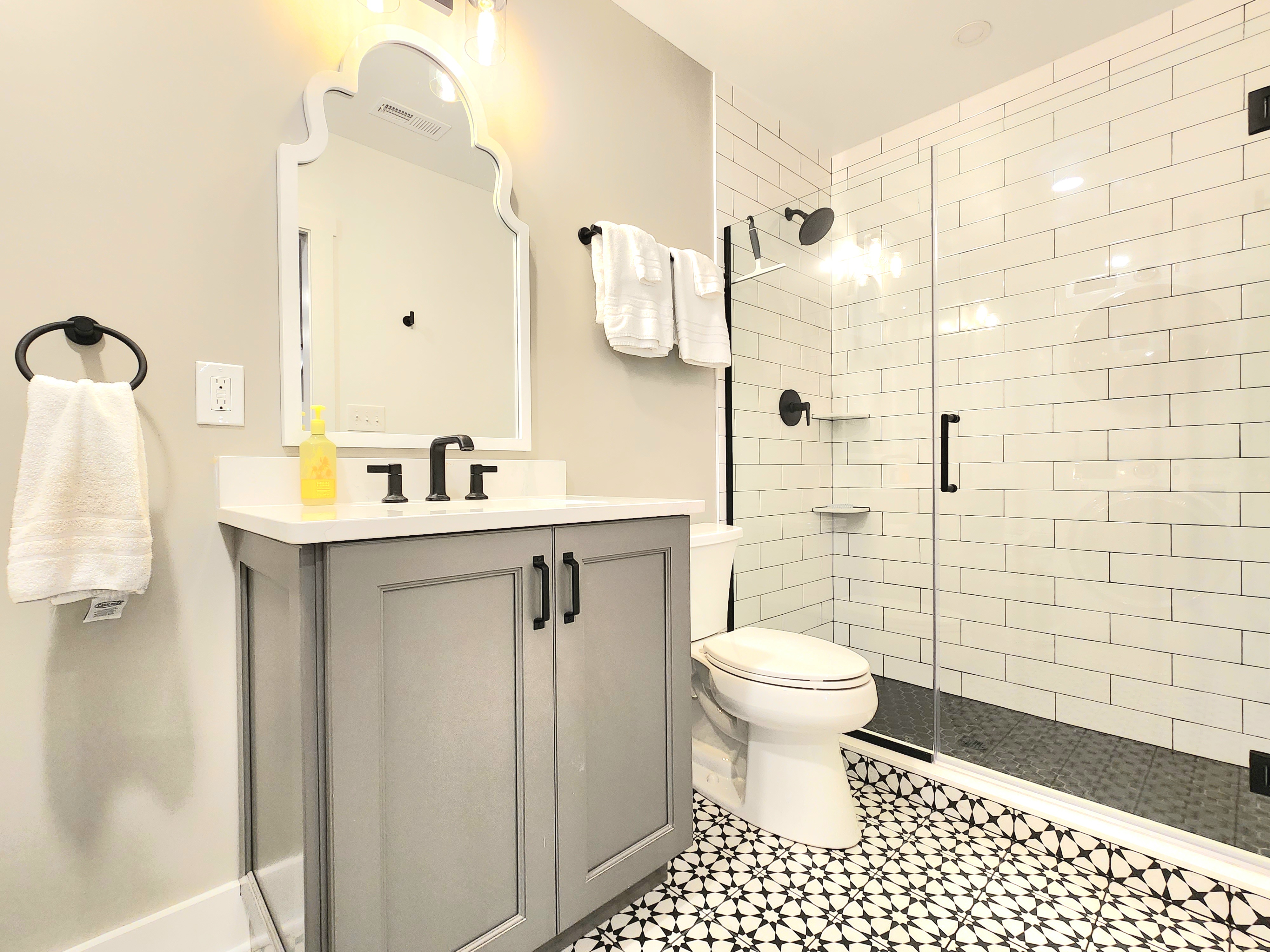 Bathroom renovation project